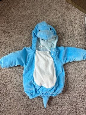 Blue Plush Dinosaur Halloween Costume